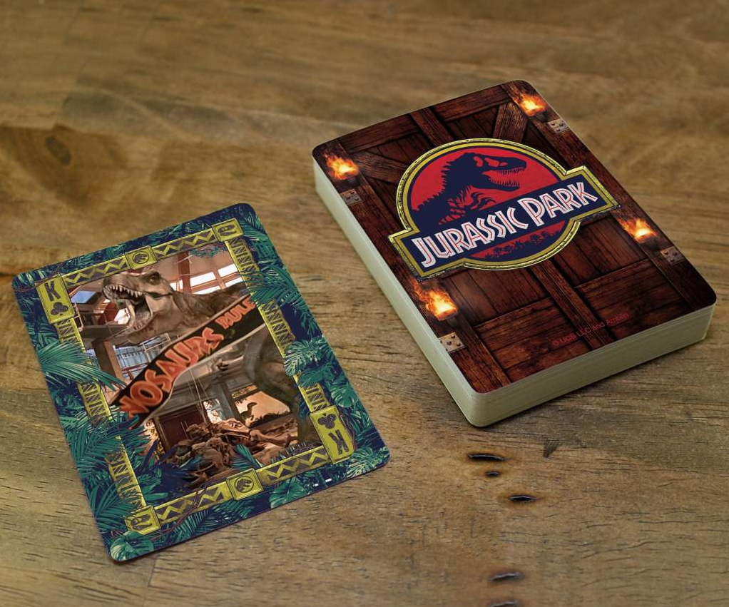 jeu de 54 cartes jurassic park 4