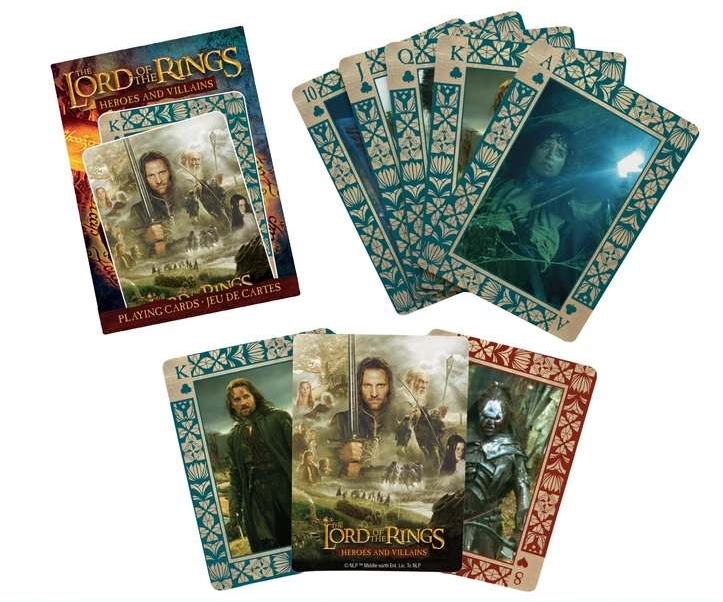 jeu de 54 cartes le seigneur des anneaux 1
