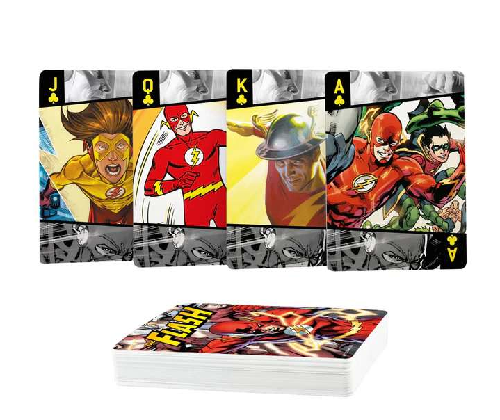 jeu de 54 cartes dc comics the flash 1