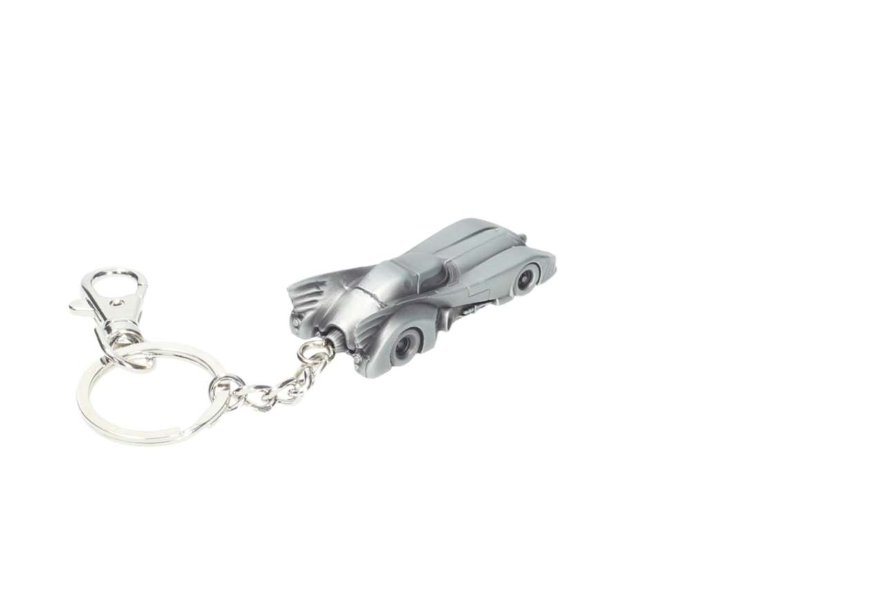 porte clé metal dc comics batman batmobile 1989 2