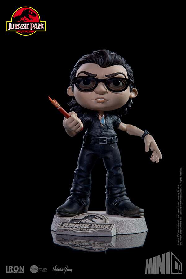 figurine iron studios mini co jurassic pak ian malcolm 1
