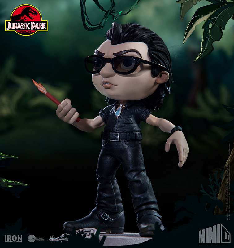 figurine iron studios mini co jurassic pak ian malcolm 3
