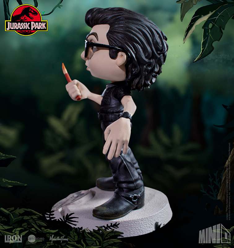 figurine iron studios mini co jurassic pak ian malcolm 7