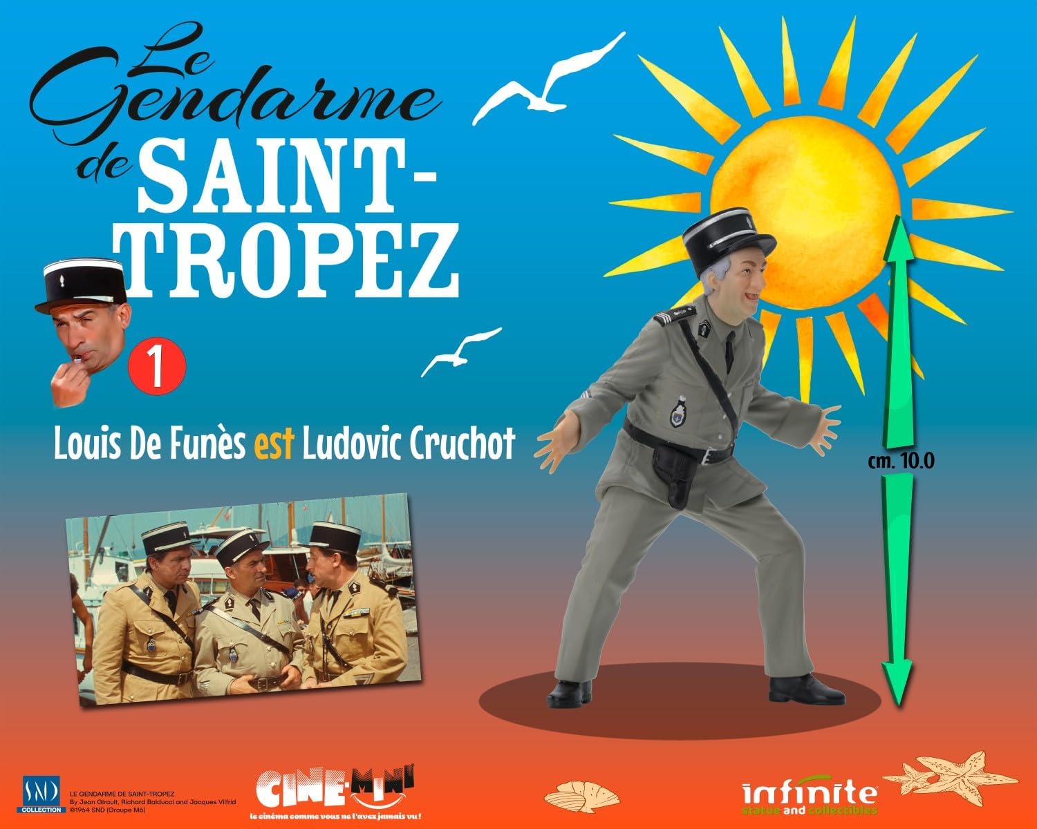 figurine louis de funes gendarme de saint tropez ludovic cruchot 3