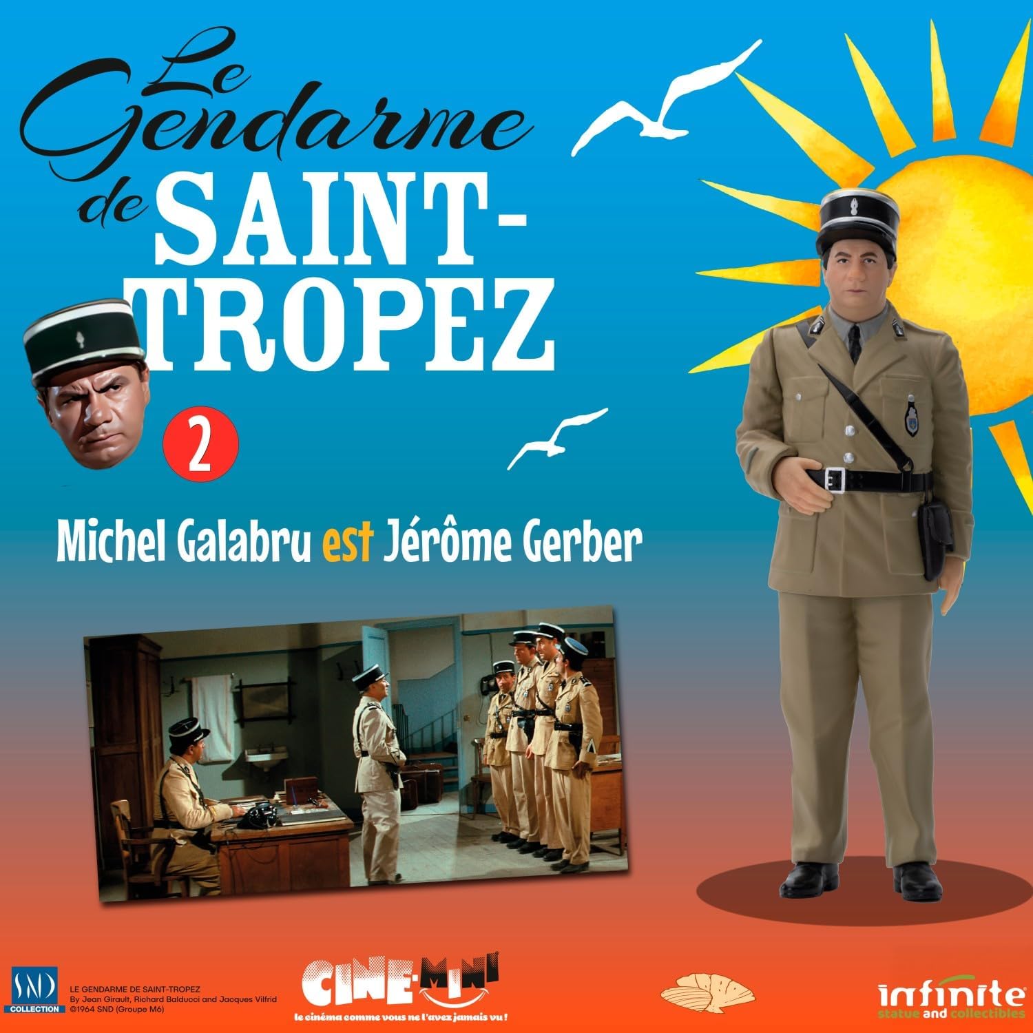 figurine michel galabru gendarme de saint tropez jerome gerber 1