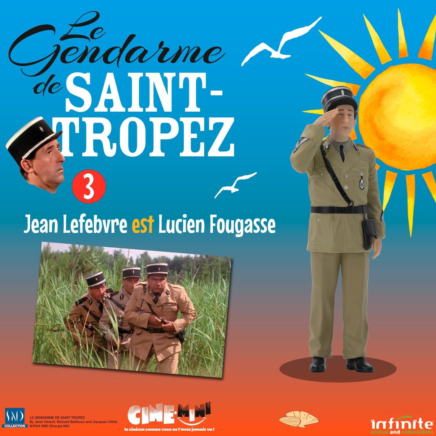 figurine jean lefebvre gendarme de saint tropez lucien fougasse 2