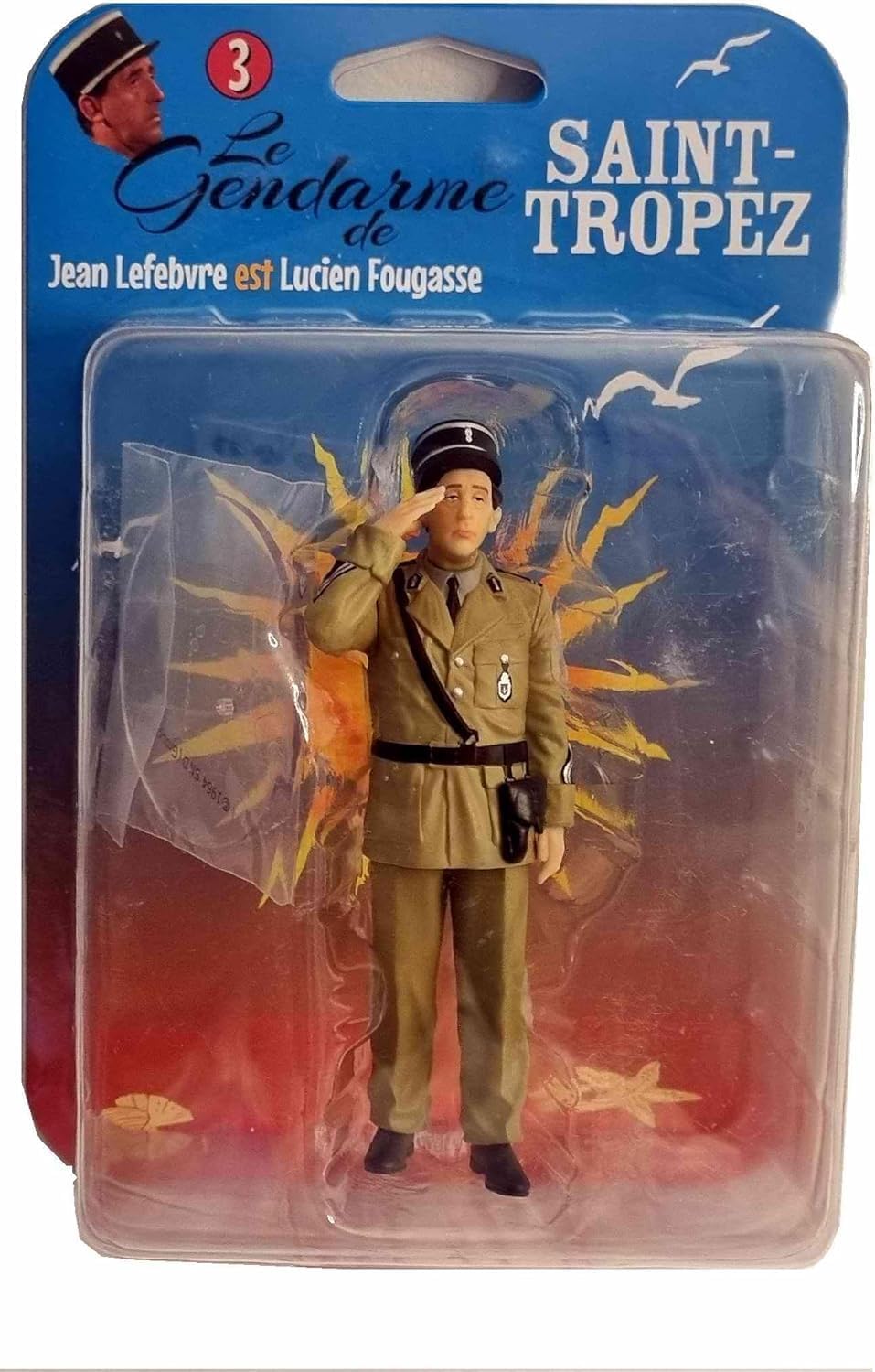 figurine jean lefebvre gendarme de saint tropez lucien fougasse