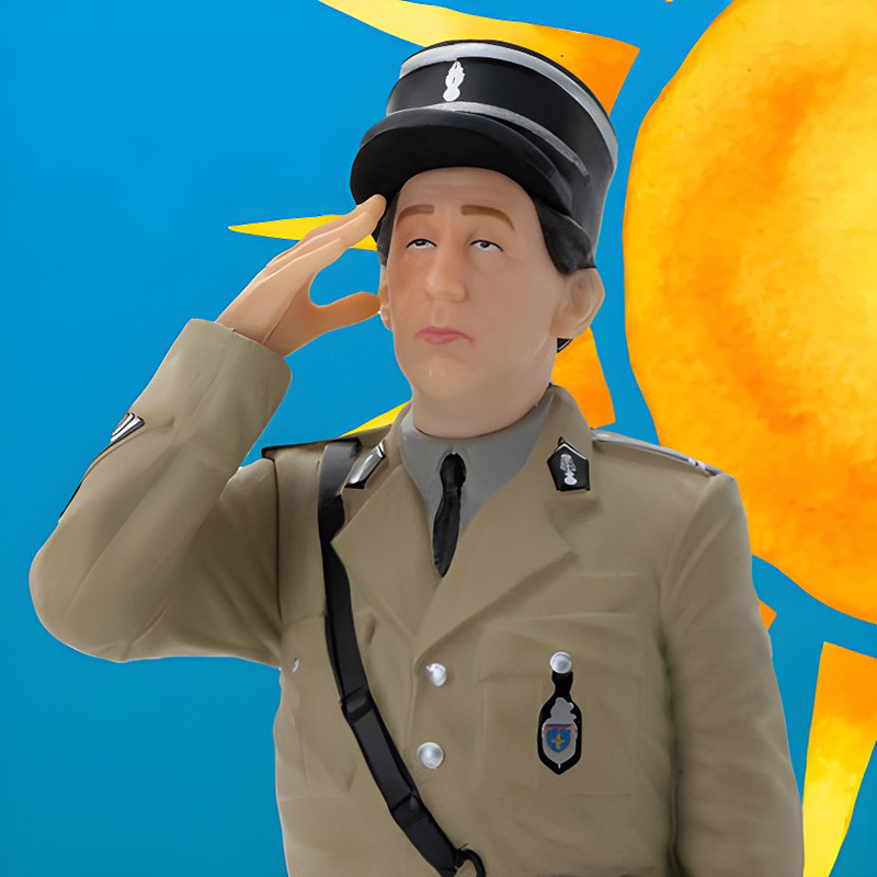 le-gendarme-de-saint-tropez-figurine-jean-lefebvre-est-lucien-fougasse-cine-mini-infinite-statue