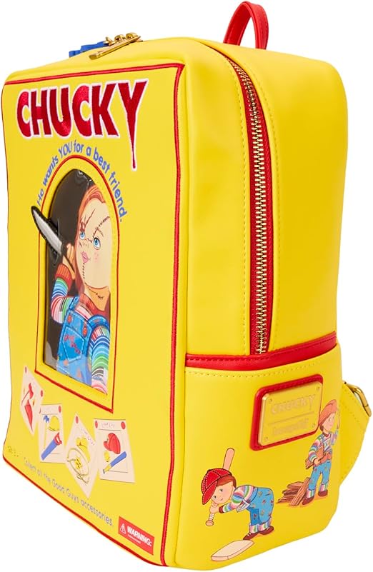 sac a dos loungefly chucky jaune 1