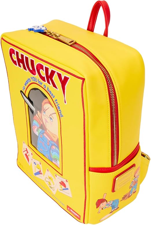 sac a dos loungefly chucky jaune 2