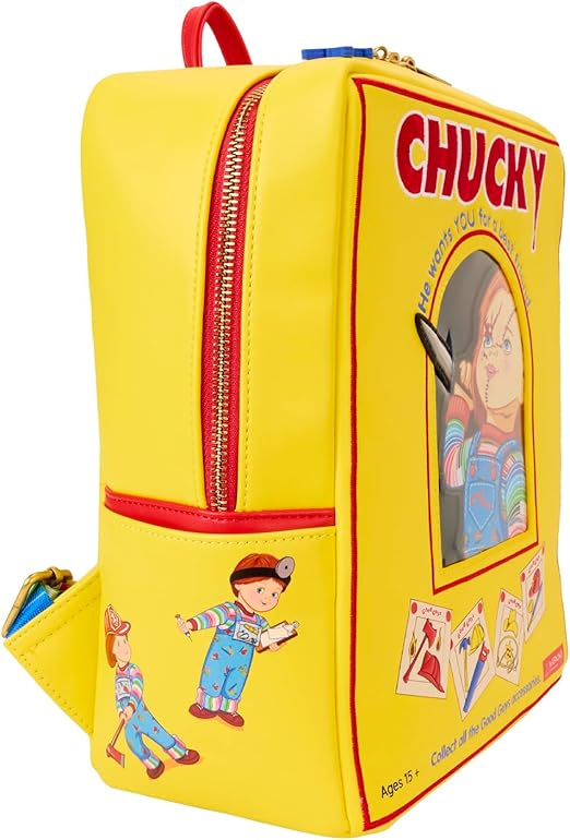 sac a dos loungefly chucky jaune 3