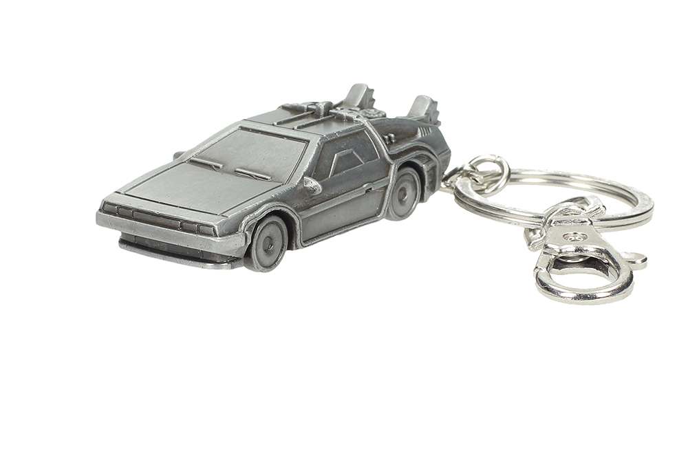 porte clé retour vers le futur Delorean métal