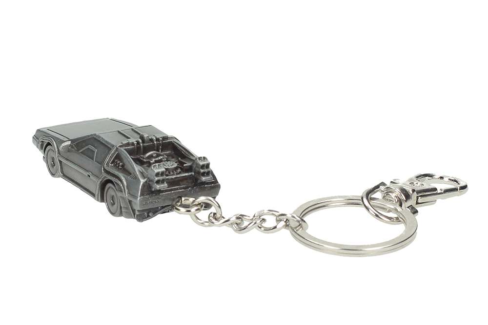 porte clé retour vers le futur Delorean métal 2