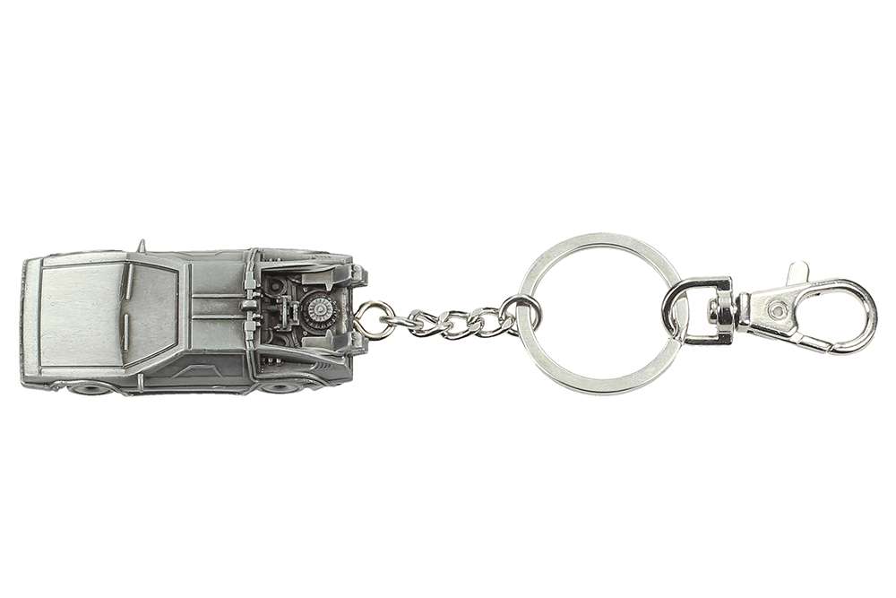 porte clé retour vers le futur Delorean métal 3