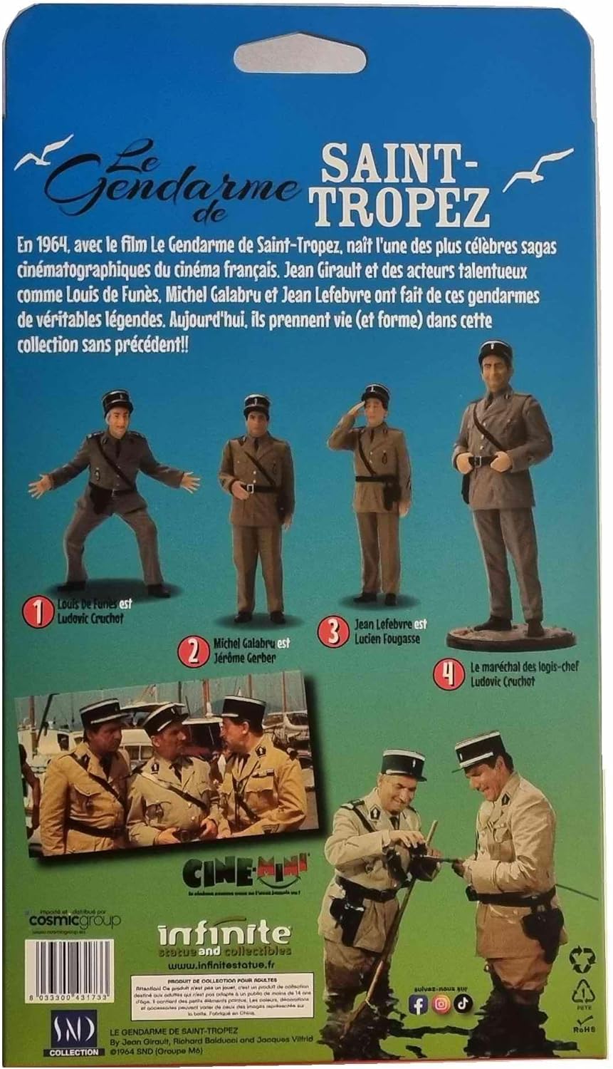Figurine le gendarme de saint tropez ludovic cruchot grand 1