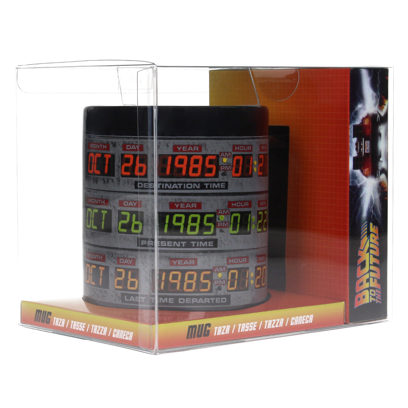 mug sd toys retour vers le futur delorean panneau 1