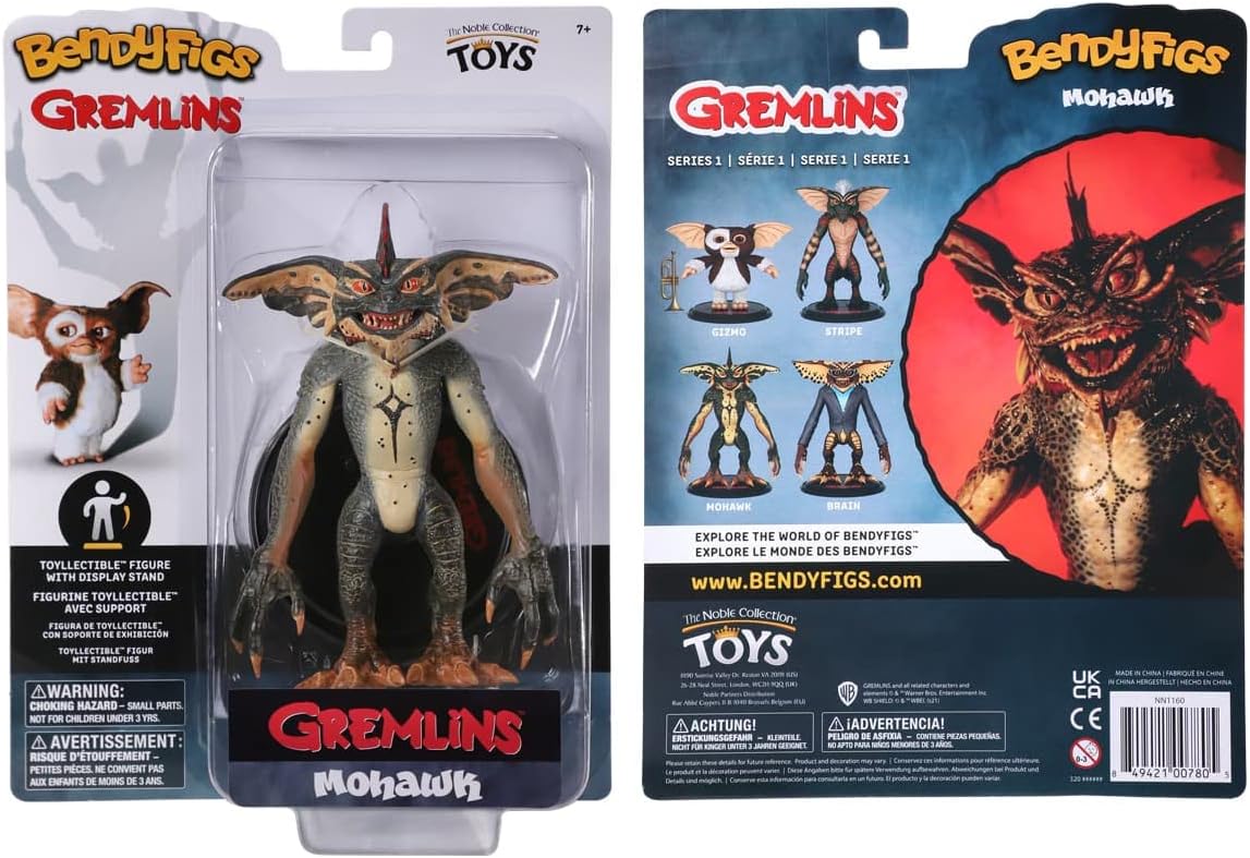 Figurine bendyfig Gremlins Mohawk noble collection 1