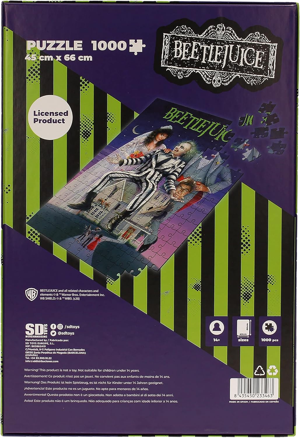 puzzle 1000 pieces beetlejuice sd toys 6