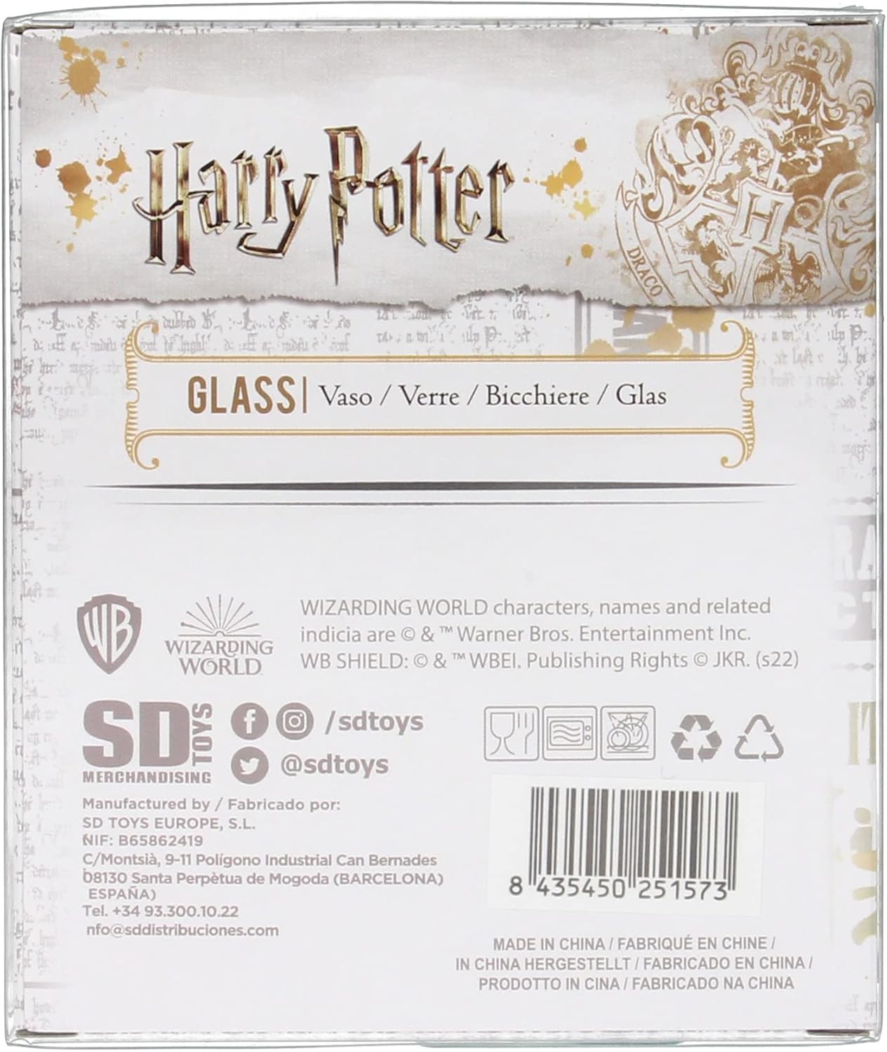 Verre Harry Potter Sd toys Poufsouffle 6