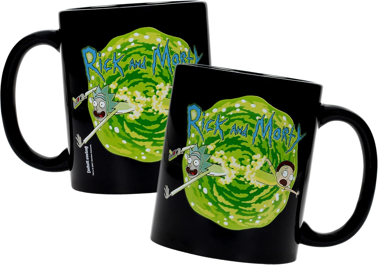 Mug Rick et morty noir 2