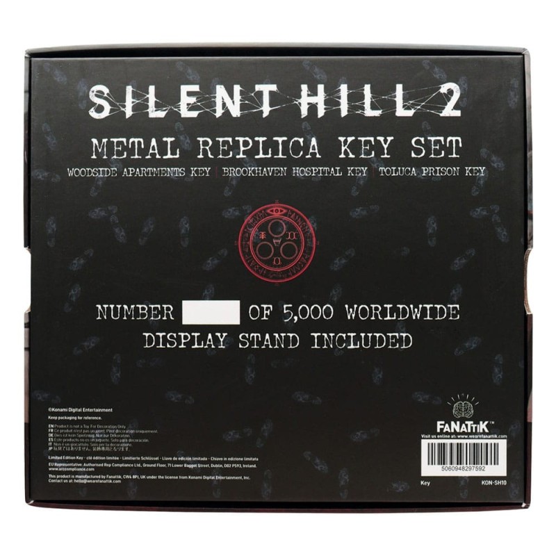 silent-hill-2-set-3-repliques-keys-silent-hill-2-edition-limitee 0