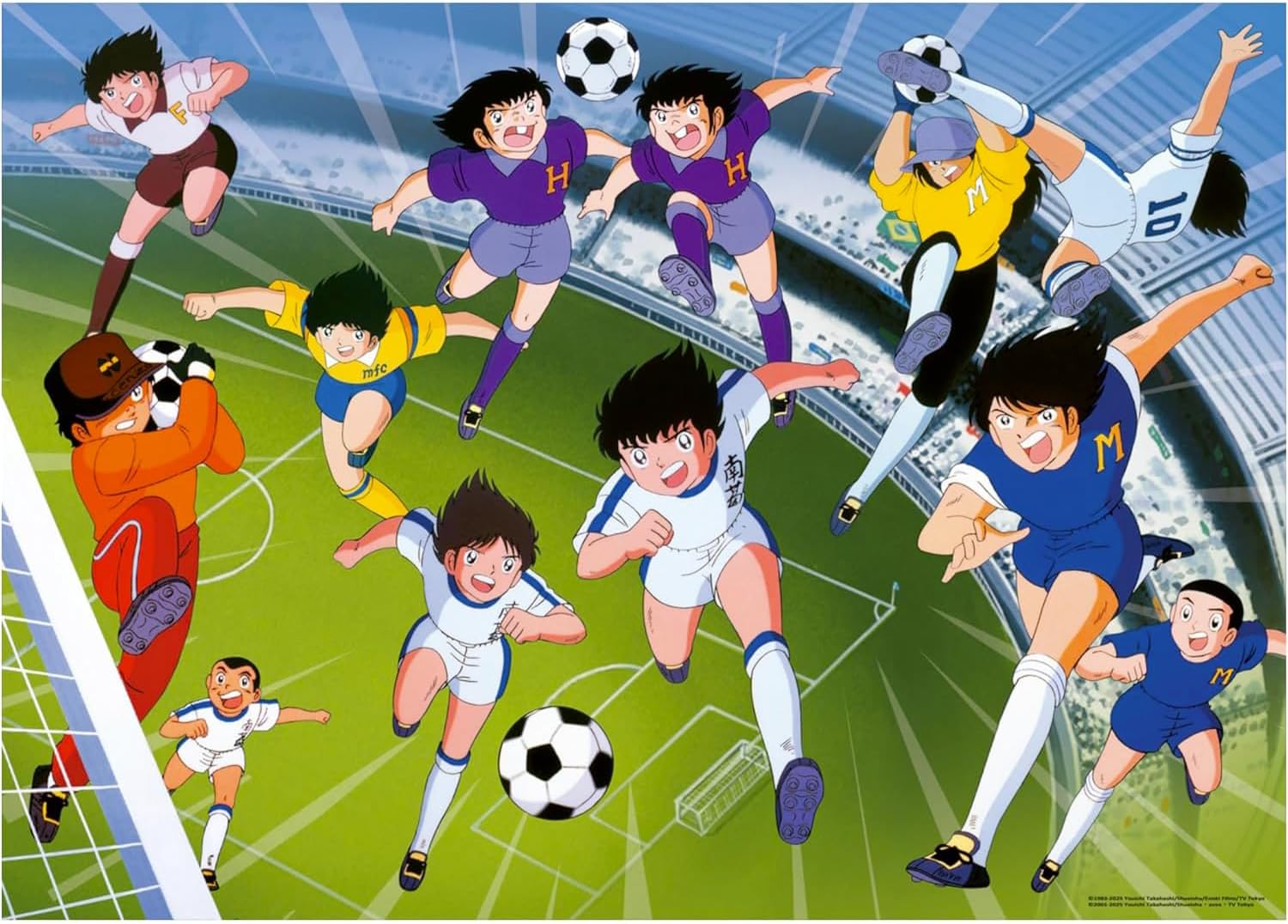 Puzzle Olive et Tom Captain Tsubasa Ravensburger 1000 1