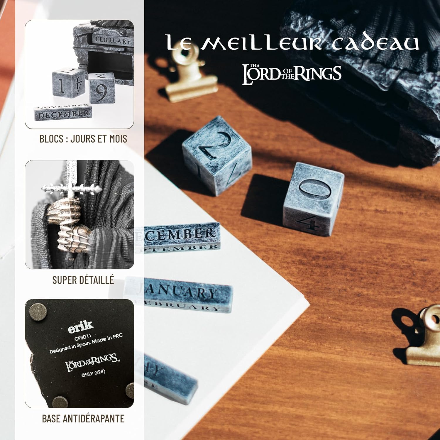 Calendrier perpetuel Seigneur des anneaux Nazgûl 2