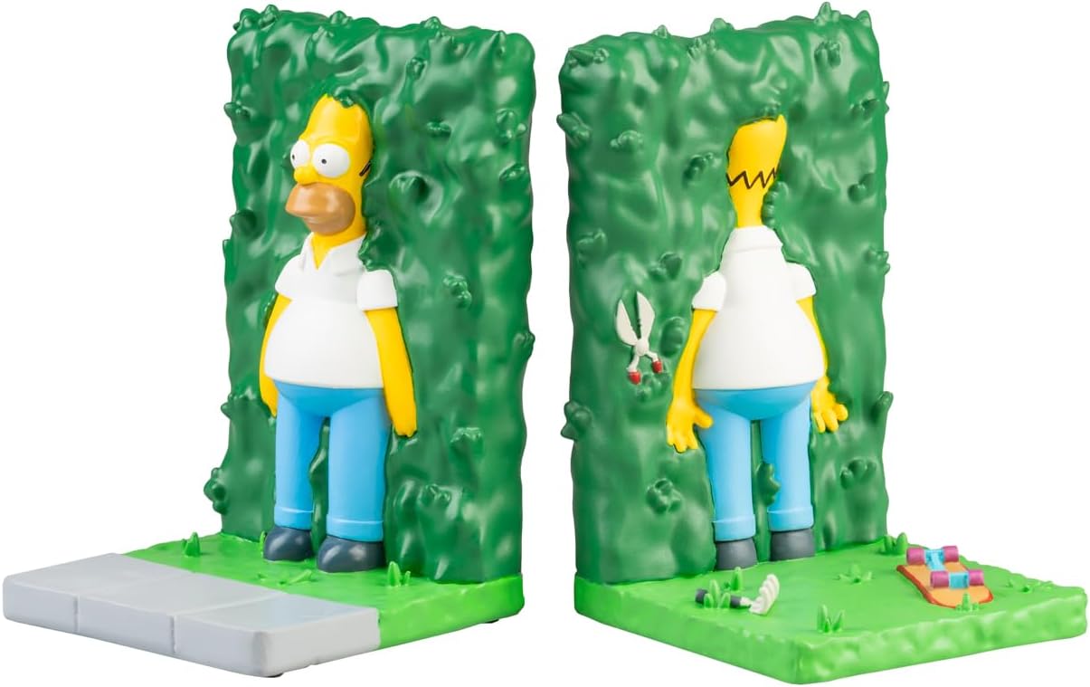 Serre-livres Les Simson Homer haie jardin 1