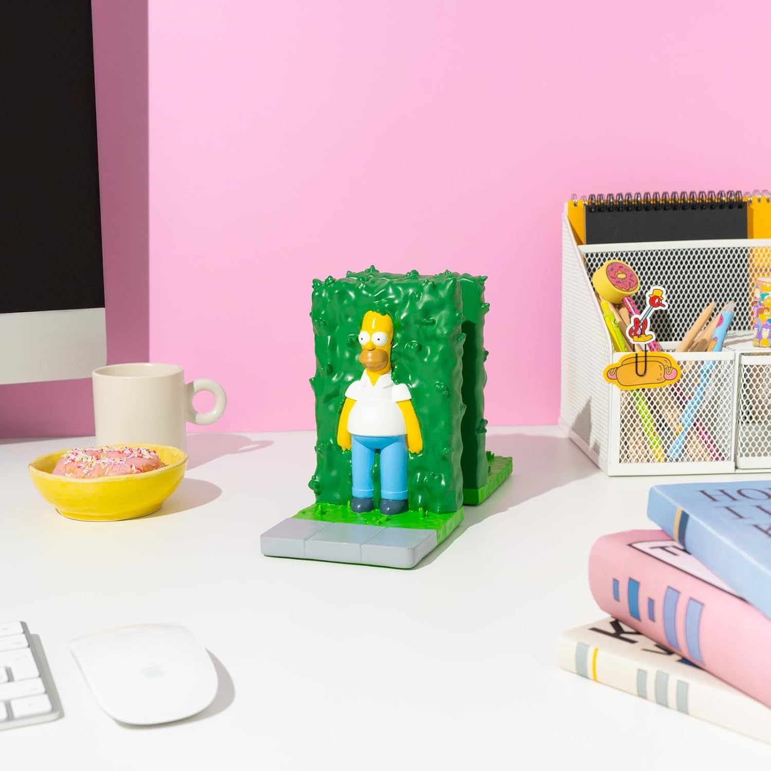 Serre-livres Les Simson Homer haie jardin 6