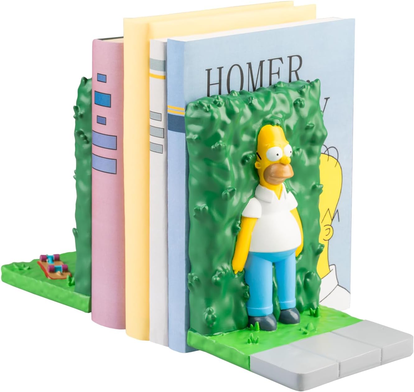 Serre-livres Les Simson Homer haie jardin