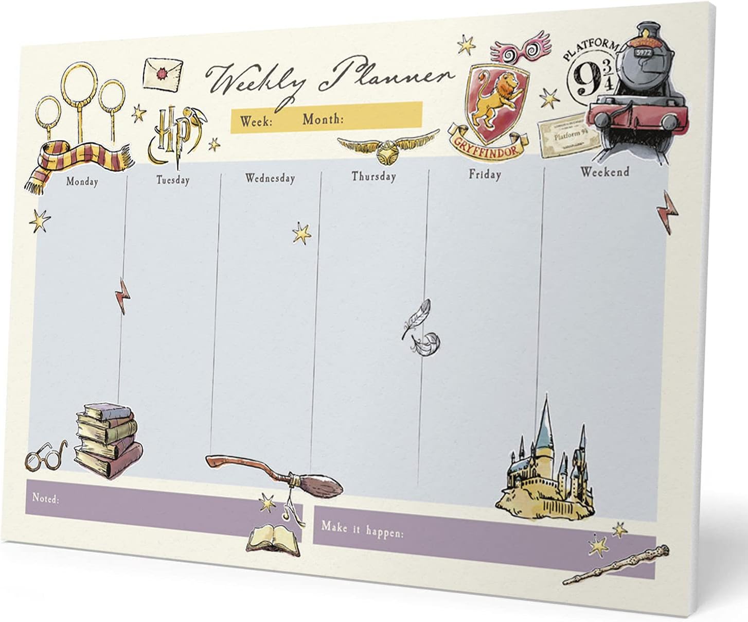 Bloc notes semainier Harry Potter