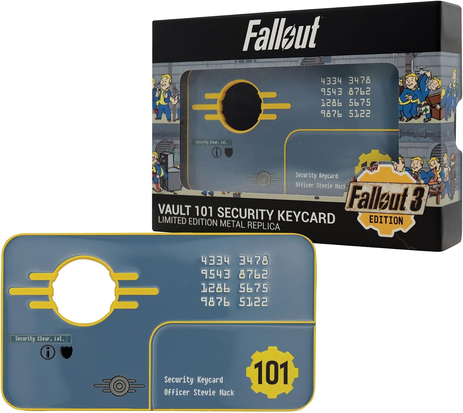 Collector Fallout 3 Keycard carte de sécurité