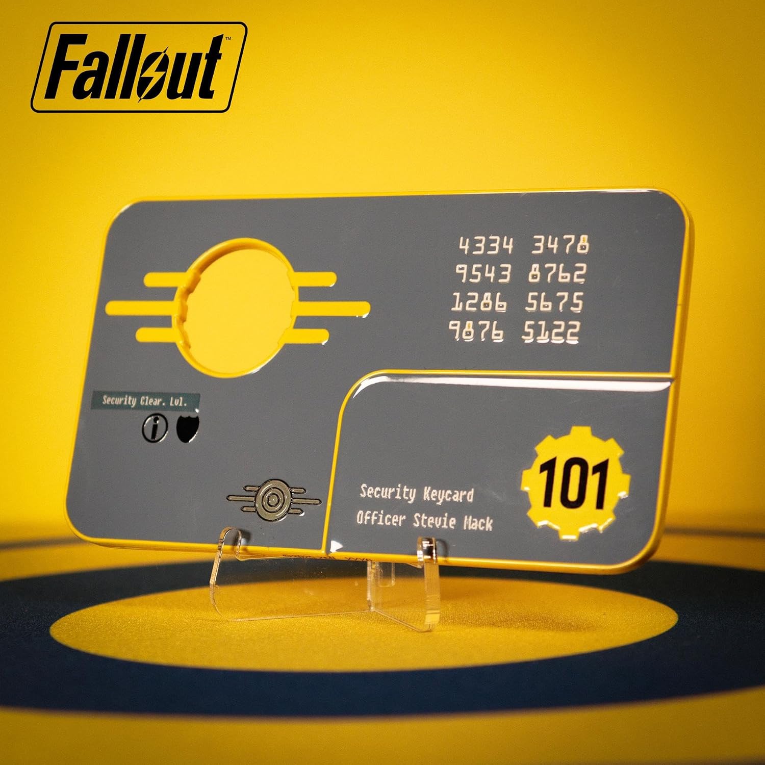 Collector Fallout 3 Keycard carte de sécurité 1