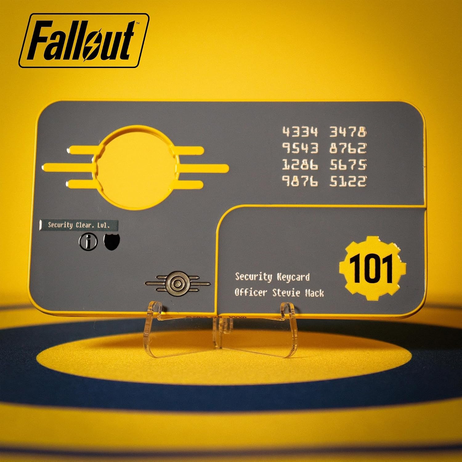 Collector Fallout 3 Keycard carte de sécurité 4