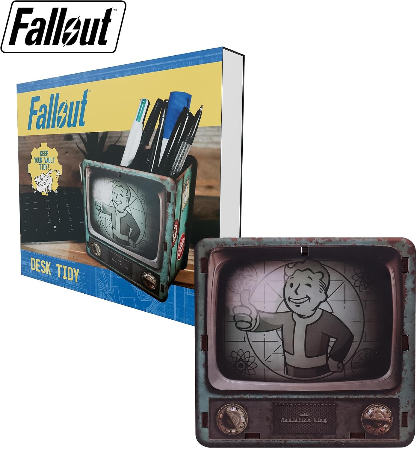 Pot à crayons Fallout retro Vault Boy 2