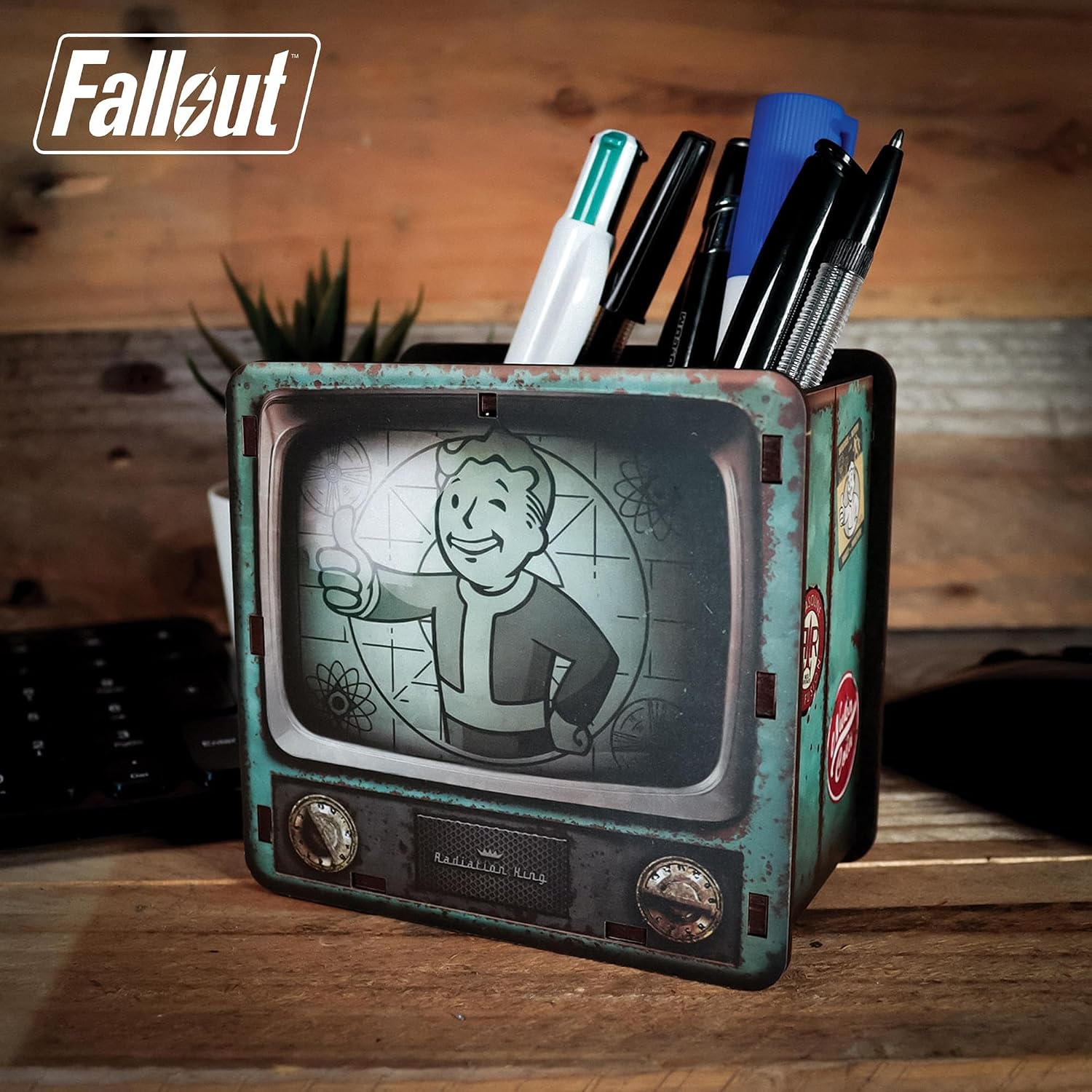 Pot à crayons Fallout retro Vault Boy 1