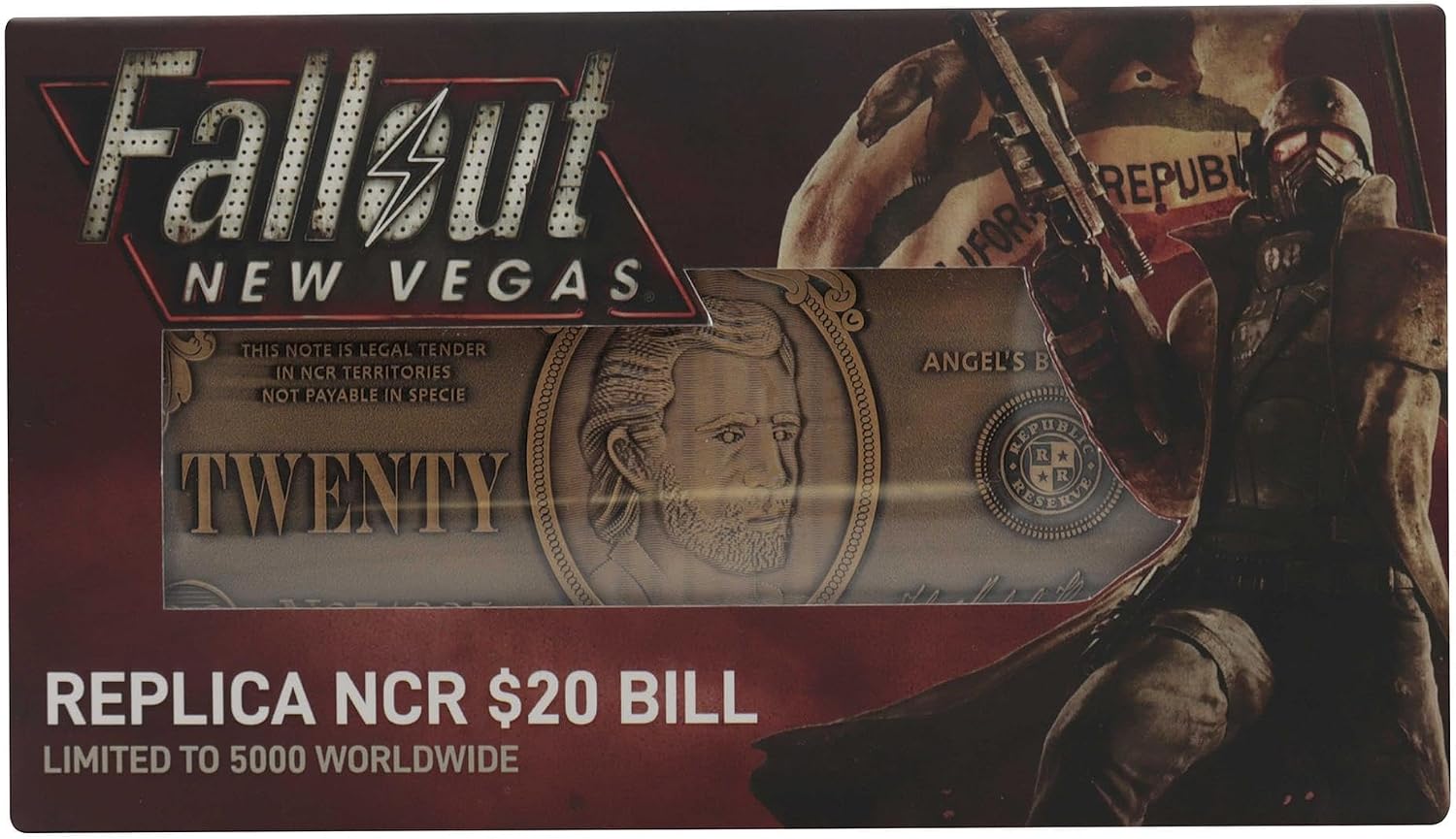 Fallout New Vegas Réplique billet en métal 1
