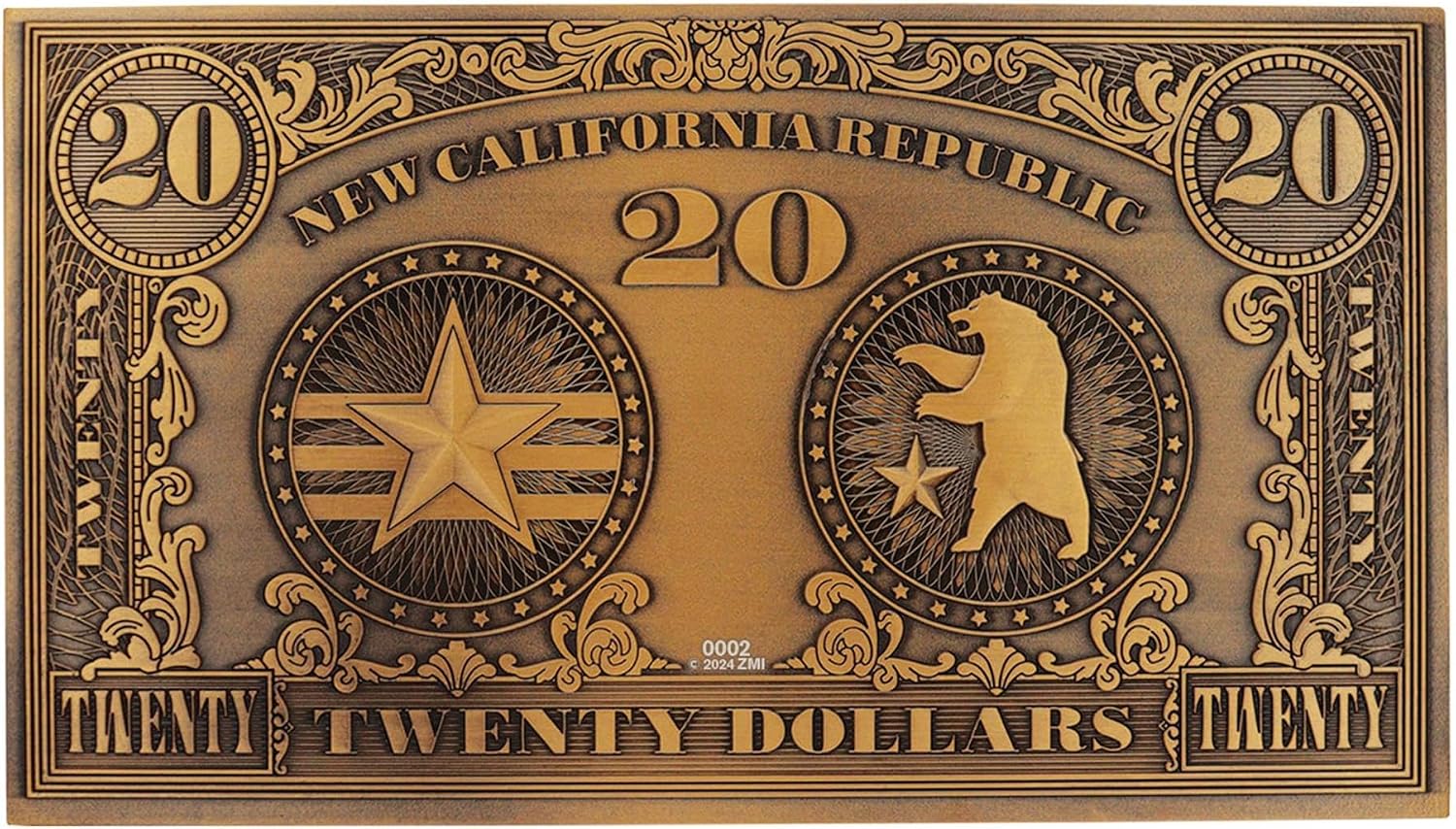 Fallout New Vegas Réplique billet en métal 2