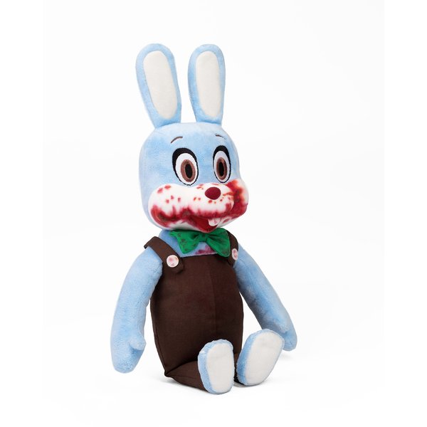 peluche robbie the rabbit bleu
