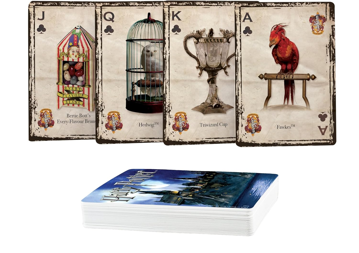jeu de 54 cartes harry potter 0