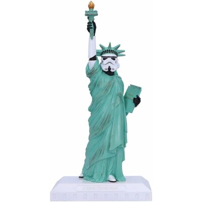 figurine star wars stormtrooper statue liberté