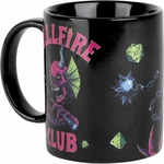 Mug stranger things hellfire club rose 2