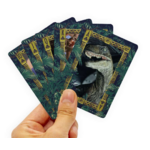 jeu de 54 cartes jurassic park 3