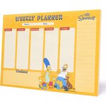 Bloc notes semainier Les Simpson