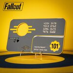 Collector Fallout 3 Keycard carte de sécurité 1