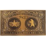 Fallout New Vegas Réplique billet en métal 2