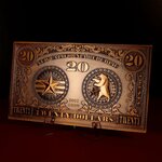 Fallout New Vegas Réplique billet en métal 5