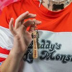 porte clé batte harley quinn