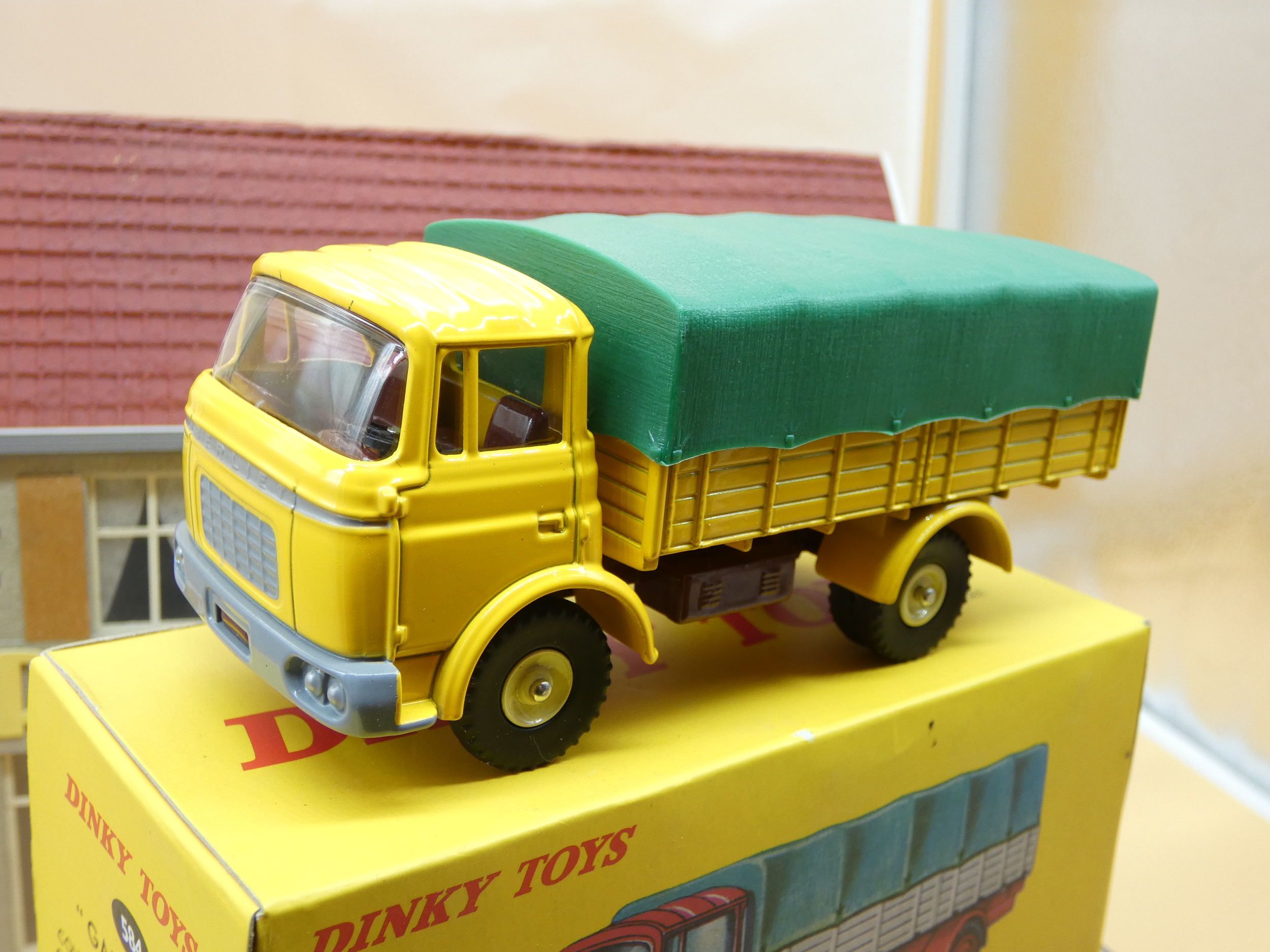 CAMION Bâché GAK BERLIET DINKY TOYS ATLAS N°584 NEUF BOITE ORIGINE