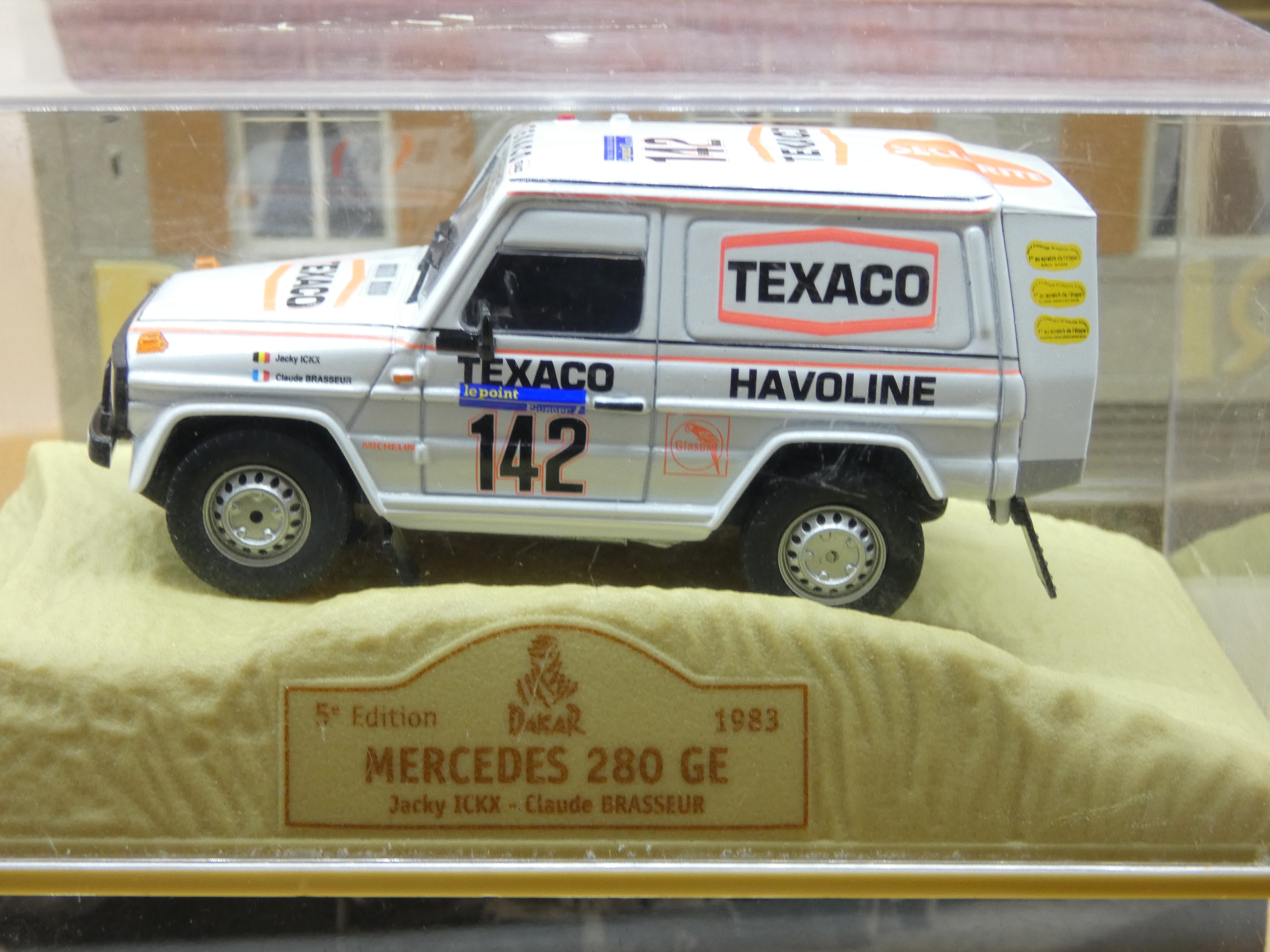 MERCEDES 280 GE PARIS DAKAR 1983 1/43 NOREV M6 NEUF BOITE ORIGINE